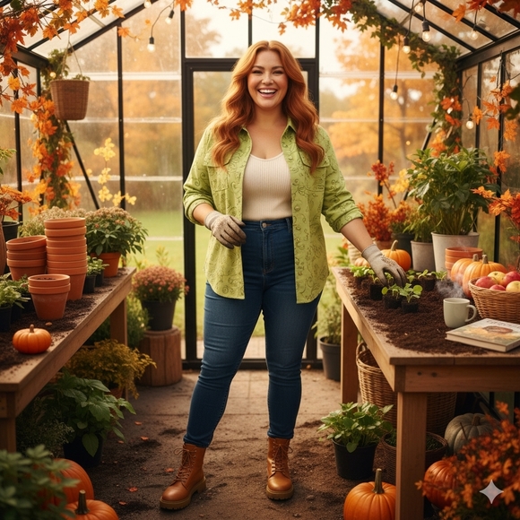 Chico's Size 1/M Shirt Shacket Button Down Floral Embroidered Green Microfiber - Picture 5 of 12